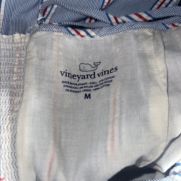 Striped Blue Vineyard Vines Romper - Picture 6 of 6